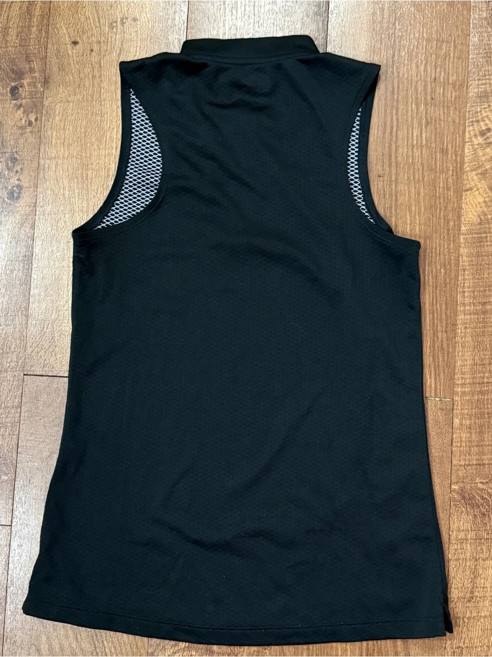 Nike Dri-FIT Sleeveless Golf Top Black 1/4 Zip Mock Neck Women’s XS